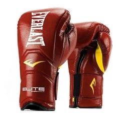 Everlast Elite Hook & Loop Training Boxing Gloves -Boxing Equip Shop 1 red 1