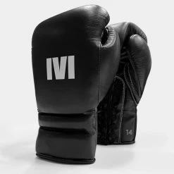 1V1 ARK-1 Training Boxing Gloves - Lace -Boxing Equip Shop 1v101 black 1