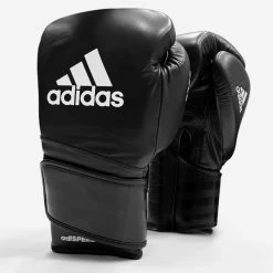 Adidas AdiSpeed Boxing Gloves - Velcro -Boxing Equip Shop adi160 black