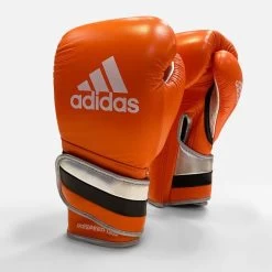 Adidas AdiSpeed Limited Edition Boxing Gloves - Velcro -Boxing Equip Shop adidas adispeed velcro orange