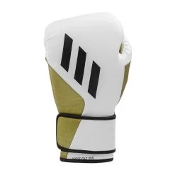 Adidas TILT 350 Pro Boxing Gloves - Hook & Loop 8 Adidas TILT 350 Pro Boxing Gloves - Hook & Loop -Boxing Equip Shop adispd350tg velcro white gold black 01