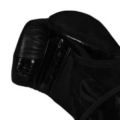 TITLE Black Blast Training Gloves - Velcro 6 TITLE Black Blast Training Gloves - Velcro -Boxing Equip Shop bkbsttg bk 03 2