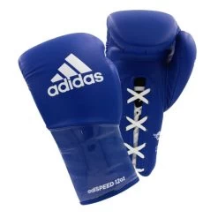 Adidas AdiSpeed Boxing Gloves - Lace 15 Adidas AdiSpeed Boxing Gloves - Lace -Boxing Equip Shop blue lace