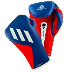 Adidas TILT 350 Pro Boxing Gloves - Lace 10 Adidas TILT 350 Pro Boxing Gloves - Lace -Boxing Equip Shop blue red lace