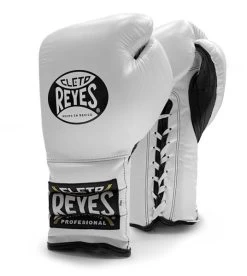 Cleto Reyes Traditional Lace Sparring Boxing Glove -Boxing Equip Shop cleto lace white