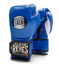 Cleto Reyes Velcro Sparring Boxing Gloves -Boxing Equip Shop cleto velcro blue