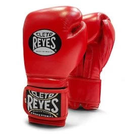 Cleto Reyes Velcro Sparring Boxing Gloves -Boxing Equip Shop cleto velcro red 5
