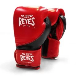 Cleto Reyes High Precision Training Gloves -Boxing Equip Shop cleto precision red black