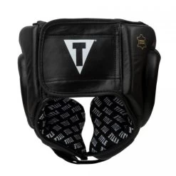 TITLE Classic Traditional Training Headgear 2.0 -Boxing Equip Shop cphgt2 bk 3 1 3