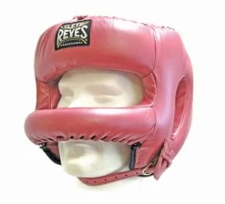 Cleto Reyes Rounded Nylon Bar Headguard -Boxing Equip Shop e387s pearlside 1 1