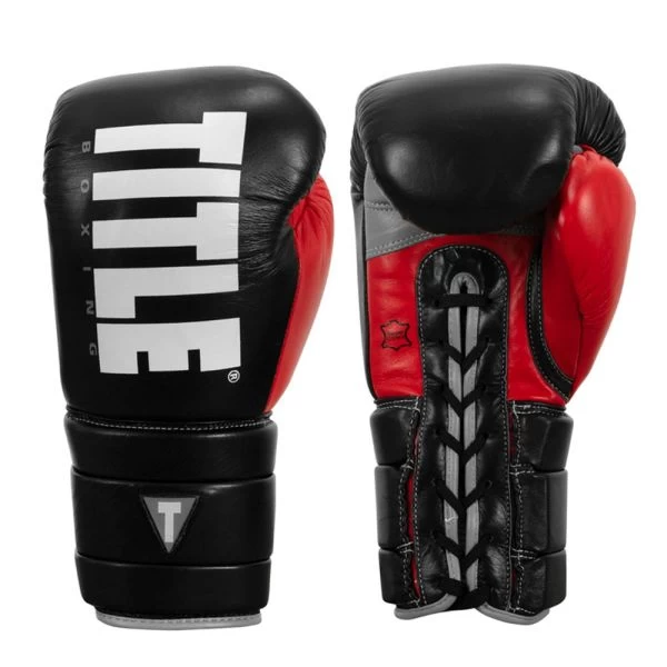 TITLE Boxing Leather Enforcer Pro Sparring Gloves 2 TITLE Boxing Leather Enforcer Pro Sparring Gloves - Image 2