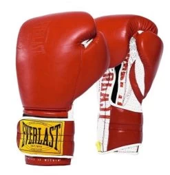 Everlast 1910 Classic Sparring Boxing Gloves - Velcro -Boxing Equip Shop everlast 1910 classic sparring boxing gloves velcro red