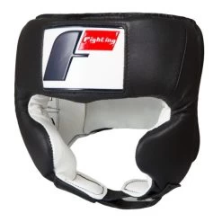 Fighting Sports Cheek Headguard -Boxing Equip Shop fighting sports cheeks headguard black geezers boxing 2