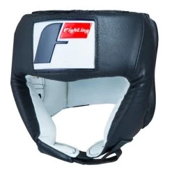 Fighting Sports Open Face Headguard -Boxing Equip Shop fighting sports open face black headguard geezers boxing 2