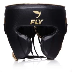 Fly Knight Cheek Protector Headguard -Boxing Equip Shop fly knight cheek protector headguard black gold