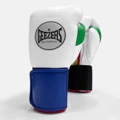 Geezers Halo Training/Sparring Boxing Gloves - Velcro -Boxing Equip Shop g160multi 3