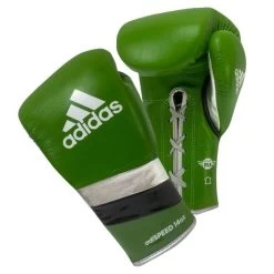 Adidas AdiSpeed Limited Edition Boxing Gloves - Lace -Boxing Equip Shop green lace
