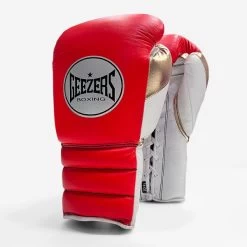Geezers Halo Training/Sparring Boxing Gloves - Lace -Boxing Equip Shop halo live images lace red gold