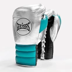 Geezers Halo Training/Sparring Boxing Gloves - Lace -Boxing Equip Shop halo live images lace silver mint