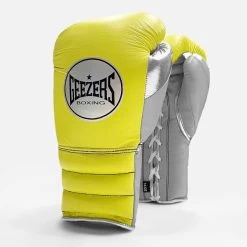 Geezers Halo Training/Sparring Boxing Gloves - Lace -Boxing Equip Shop halo live images lace yellow