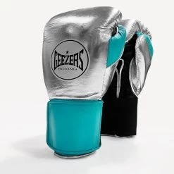 Geezers Halo Training/Sparring Boxing Gloves - Velcro -Boxing Equip Shop halo live images velcro silver mint