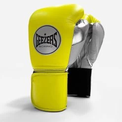 Geezers Halo Training/Sparring Boxing Gloves - Velcro -Boxing Equip Shop halo live images velcro yellow