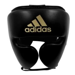 Boxing Equip Shop -Boxing Equip Shop head guard black gold