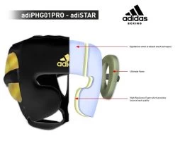 Adidas AdiStar Pro Headguard -Boxing Equip Shop head guard specs