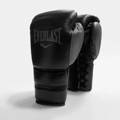 Everlast Powerlock2 Pro Training Boxing Gloves - Lace 11 Everlast Powerlock2 Pro Training Boxing Gloves - Lace -Boxing Equip Shop lace black