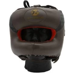Ringside Legacy Series Bar Headguard -Boxing Equip Shop legacy bar headguard brown 1