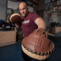 TITLE Boxing Retro Old School Punch Mitts -Boxing Equip Shop old mitts 5