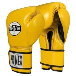 Pro Mex Pro Boxing Gloves V3.0 - Hook & Loop -Boxing Equip Shop pmtge3 yl 1 4 1 1 2