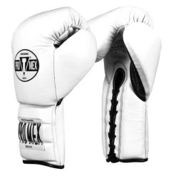 Pro Mex Pro Boxing Gloves V3.0 - Lace -Boxing Equip Shop pmtgl3 wh bk 01 3