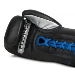 TITLE Platinum Perilous Lace Sparring Gloves 6 TITLE Platinum Perilous Lace Sparring Gloves -Boxing Equip Shop ppssgl bk sv 3 1