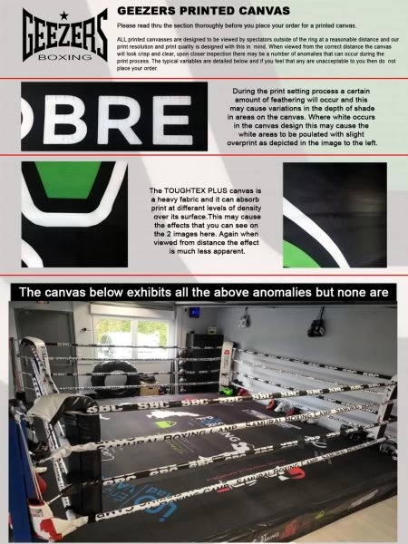 Geezers Printed Boxing Ring Canvas 3 Geezers Printed Boxing Ring Canvas - Image 3