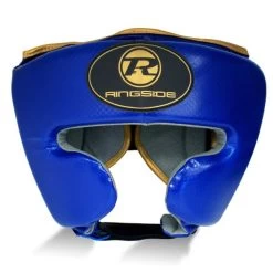 Ringside Pro Fitness Headguard -Boxing Equip Shop pro fitness metallic head royal front