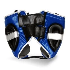 Ringside Pro Fitness Headguard -Boxing Equip Shop pu head back blue 2