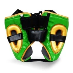 Ringside Pro Fitness Headguard -Boxing Equip Shop pu head back green