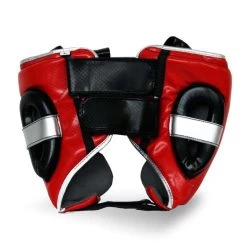 Ringside Pro Fitness Headguard -Boxing Equip Shop pu head back red 2