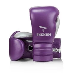 Phenom Boxing SG-202 Sparring Gloves - Lace -Boxing Equip Shop purple 1 1