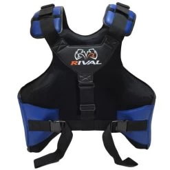 Rival Body Protector - THE SHIELD -Boxing Equip Shop rbp one blue back large geezers boxing 1