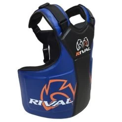 Rival Body Protector - THE SHIELD -Boxing Equip Shop rbp one blue side view large geezers boxing 1
