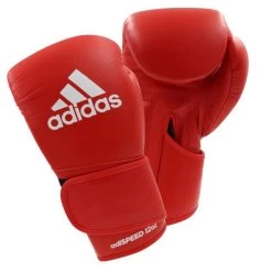 Adidas AdiSpeed Boxing Gloves - Velcro -Boxing Equip Shop red velcro