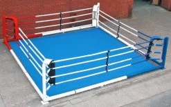Geezers Club Fixed Floor Mounted Boxing Ring (With Flooring) -Boxing Equip Shop ring1