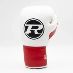 Ringside RS2 Pro Contest Boxing Gloves -Boxing Equip Shop ringside rs2 pro contest boxing gloves white red 1