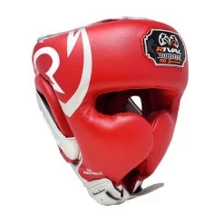 Rival RHG100 Boxing Headguard -Boxing Equip Shop rival rhg100 red silver