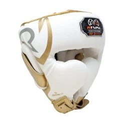 Rival RHG100 Boxing Headguard -Boxing Equip Shop rival rhg100 white gold