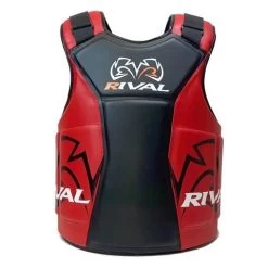Rival Body Protector - THE SHIELD -Boxing Equip Shop rpb one red front large geezers boxing