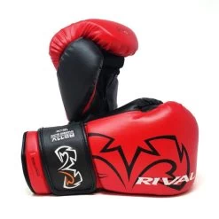 Rival RS11V-Evolution Velcro Sparring Boxing Gloves -Boxing Equip Shop rv137 red 2