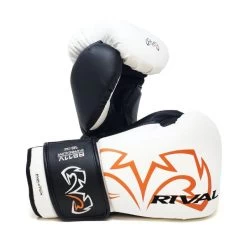 Rival RS11V-Evolution Velcro Sparring Boxing Gloves -Boxing Equip Shop rv137 white 1 2